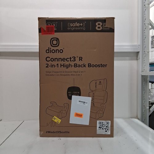 DIONO CONNECT3 R 2-IN-1 HIGH BACK BOOSTER SEAT - BLACK (MODEL: 56270) image 8