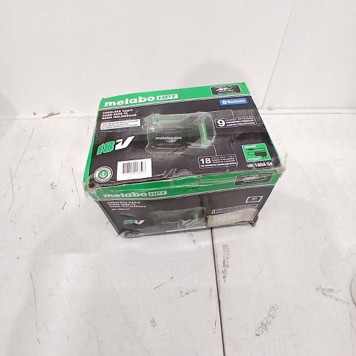METABO HPT MULTIVOLT BLUETOOTH CORDLESS RADIO *NO BATTERY*- 18 V - GREEN / BLACK (MODEL: UR18DA) image 6