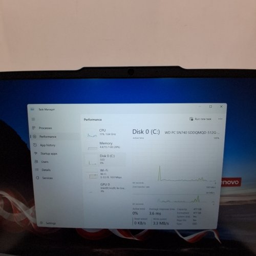 LENOVO THINKPAD E16 (GEN 1) LAPTOP - INTEL CORE I7-1355U |16GB RAM | 512GB SSD | INTEL IRIS XE GRAPHICS | WINDOWS 11 PRO - GRAPHITE BLACK - (MODEL:21JN0073US-CR) image 8