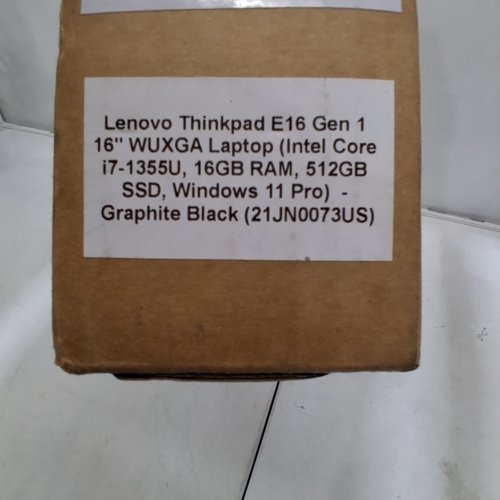 LENOVO THINKPAD E16 (GEN 1) LAPTOP - INTEL CORE I7-1355U |16GB RAM | 512GB SSD | INTEL IRIS XE GRAPHICS | WINDOWS 11 PRO - GRAPHITE BLACK - (MODEL:21JN0073US-CR) image 19