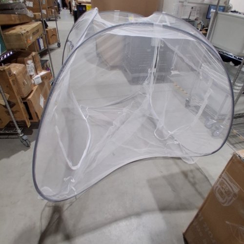 POP UP MOSQUITO NET TENT - 51" X 52" X 62" - WHITE image 2