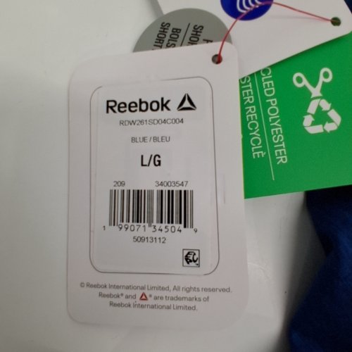 REEBOK WOMEN'S LEGACY SKORT WITH INNER SHORT POCKETS - LARGE - BLUE (STYLE: RDW261SD04C004) image 2