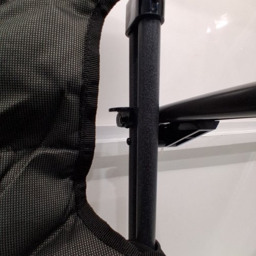 CABELA'S BIG OUTDOORSMAN XL FOLDING CAMP CHAIR - 400LBS MAX/CAP - GREY/BLUE image 4
