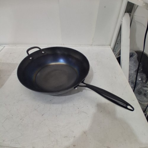 INFUSE OVEN SAFE INDUCTION COMPATIBLE NITRO CAST IRON LITE WOK - 14" - BLACK (MODEL: 1832193) image 2