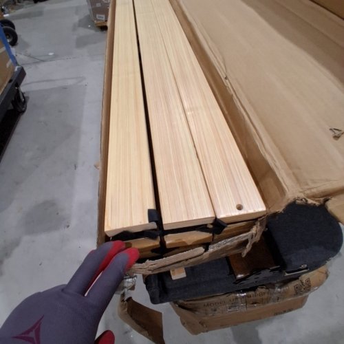 FLEXISPOT KANA UPGRADED SOLID WOOD BED SLATS - NATURAL (MODEL: BFS6-K-H-DP SLATS) image 5