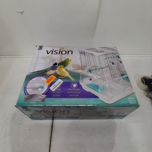 VISION WIRE BIRD CAGE - 20" X 14.6" X 18.7" - TURQUOISE - (MODEL: 83200) image 5