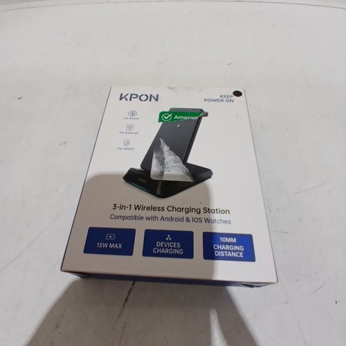 3-IN-1 KPON WIRELESS CHARGING STATION - BLACK (MODEL: SW16) image 4