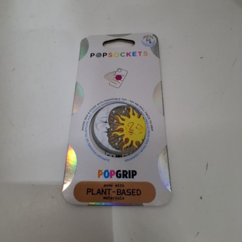 POPSOCKETS ADHESIVE PHONE GRIP AND STAND WITH SWAPPABLE TOP - TRANSLUCENT SUN AND MOON image 2