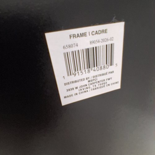 WOODEN POSTER FRAME - 16" X 24", 8" X 12" WITH MAT - WHITE image 2