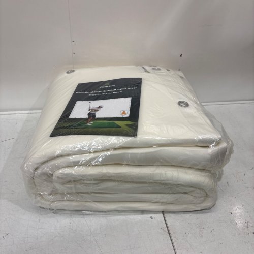 AERIXTRON GOLF SIMULATION 3D AIR MESH IMPACT SCREEN FOR GOLF TRAINING - 11.8FT X 8.8FT - WHITE image 2
