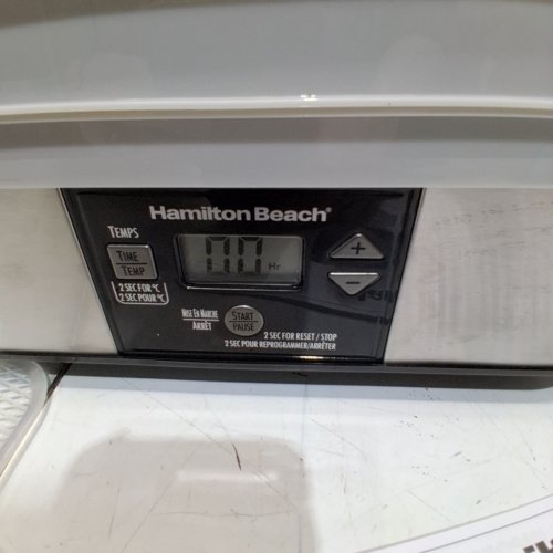 HAMILTON BEACH 5-TRAY STACKABLE DIGITAL FOOD DEHYDRATOR - WHITE (MODEL: 32100C) image 2