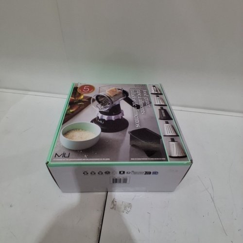 7PC MIU ROTARY FOOD GRATER WITH ATTACHMENTS - BLACK/SILVER (MODEL : 1796155) image 4
