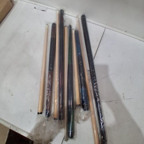 5PC ASKA MIXED LENGTH BILLIARD NYLON WRAPPED CUE STICKS - 36"/42"/48"/52"/58" - MULTIPLE COLOURS (MODEL: LS5) image 2