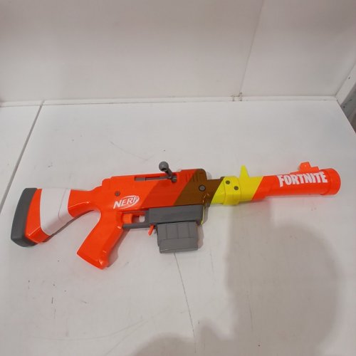 NERF FORTNITE HR DART BLASTER GUN WITH DETACHABLE BARREL - ORANGE (MODEL: F4107) image 2