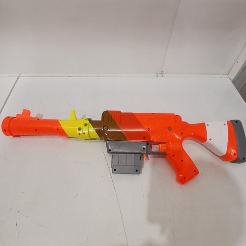 NERF FORTNITE HR DART BLASTER GUN WITH DETACHABLE BARREL - ORANGE (MODEL: F4107) image 3
