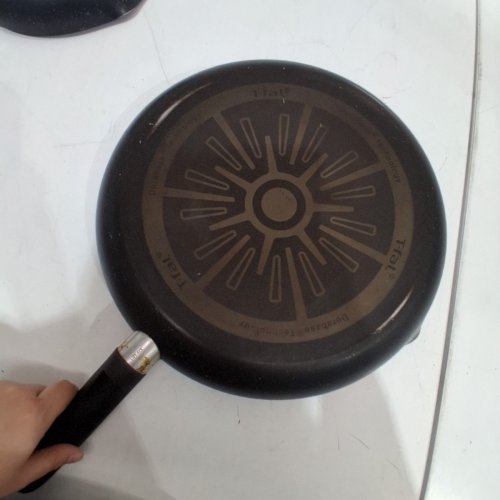 2PC T-FAL SIGNATURE NON-STICK PAN SET - 9.6" & 12" - BLACK (MODEL: B292S2DI) image 4