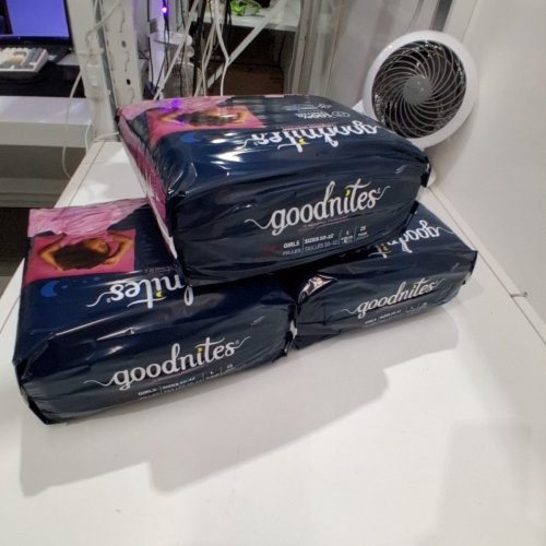 75PK GIRLS GOODNITES NIGHTTIME BEDWETTING UNDERWEAR - LARGE (68-95 LB) (MODEL: 5337203) image 3