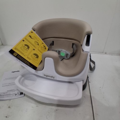 INGENUITY BABY BASE 2-IN-1 SEAT BOOSTER FEEDING SEAT - CASHMERE/WHITE image 2