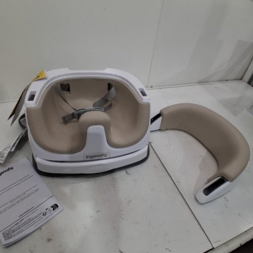 INGENUITY BABY BASE 2-IN-1 SEAT BOOSTER FEEDING SEAT - CASHMERE/WHITE image 3