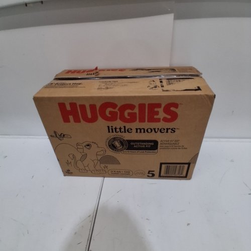 132PK HUGGIES® LITTLE MOVERS DIAPERS - SIZE 5 - LION KING image 2