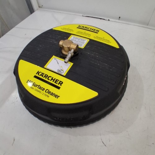 KARCHER 15" HARD SURFACE CLEANER FOR GAS POWER PRESSURE WASHERS - MAX 3200 PSI RATING - BLACK/YELLOW image 4