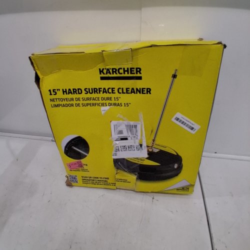 KARCHER 15" HARD SURFACE CLEANER FOR GAS POWER PRESSURE WASHERS - MAX 3200 PSI RATING - BLACK/YELLOW image 5