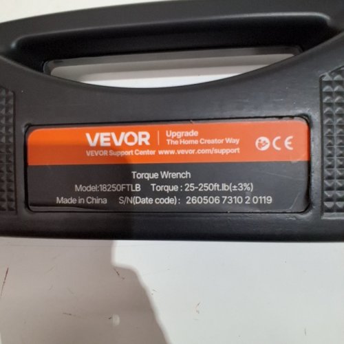 TORQUE WRENCH DRIVE CLICK TORQUE WRENCH - 1/2" 25-250FT.LB - (MODEL: 18250FTLB) image 6