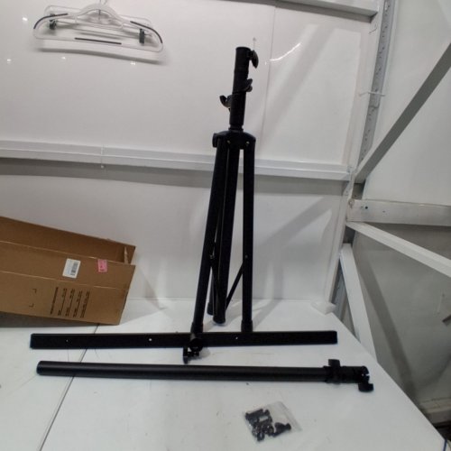 BLOAZZUP HEAVY DUTY DJ LIGHTS STAND T BAR - HOLDS 4 LIGHTS - 39" - 95" - BLACK (MODEL: GD-LS-240) image 3