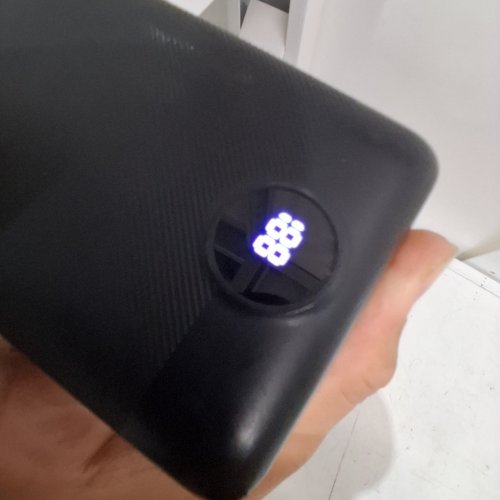 VRURC FAST CHARGING LED DISPLAY EXTERNAL PORTABLE CHARGER WITH BUILT IN CABLES - 20000MAH - BLACK (MODEL: T2046) image 2
