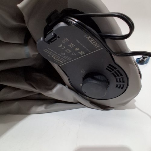 INTEX DURA-BEAM PRESTIGE AIR MATTRESS WITH BUILT IN USB PUMP - 12" RAISED QUEEN - GREY (MODEL: 64114CA) image 3