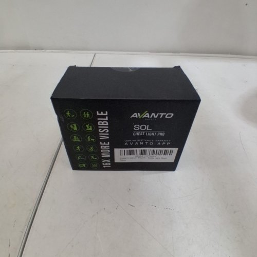 AVANTO SAFETY SOLX1 CHEST LIGHT PRO - 500LM - 2 LIGHT MODES - BLACK image 2