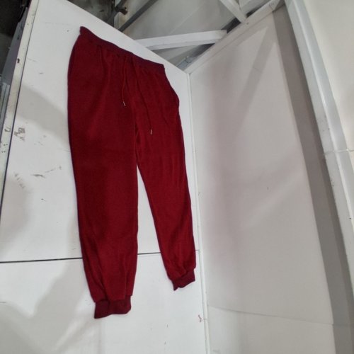 DRAWSTRING JOGGER PANTS - MEDIUM - BURGUNDY image 2