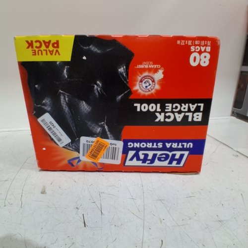 ARM & HAMMER HEFTY ULTRA STRONG DRAW STRING SCENTED LARGE GARBAGE BAGS - 100 L - BLACK image 2
