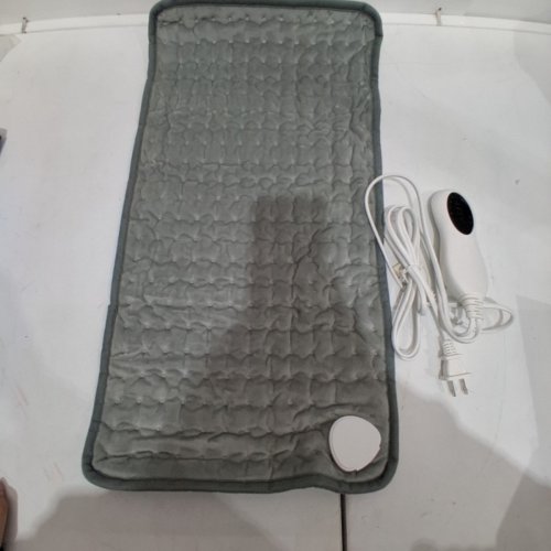ELECTRIC HEATING PAD FOR BACK - 12" X 24" - GRAY (MODEL: FY-HW1224) image 4