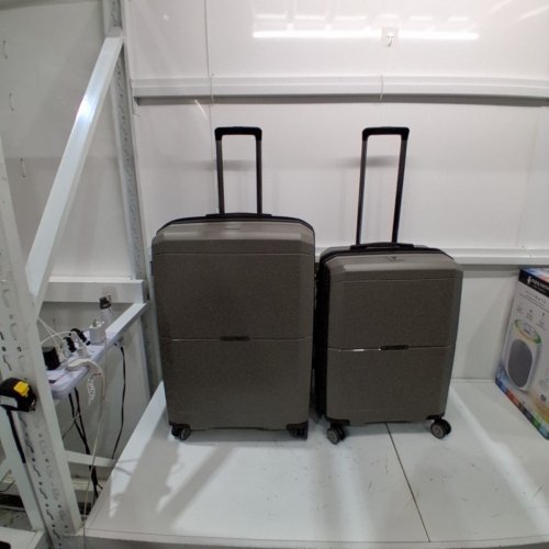 2PC AIR CANADA MAPLE LEAF CHECK-IN LUGGAGE SET - 17" AND 19" - GREY (MODEL: 1835025) image 2