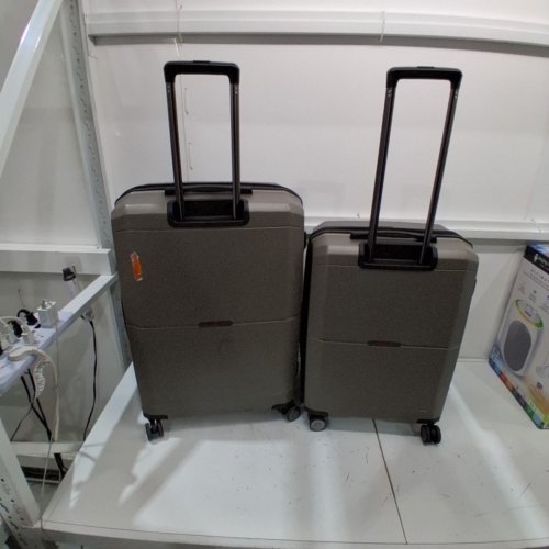 2PC AIR CANADA MAPLE LEAF CHECK-IN LUGGAGE SET - 17" AND 19" - GREY (MODEL: 1835025) image 3