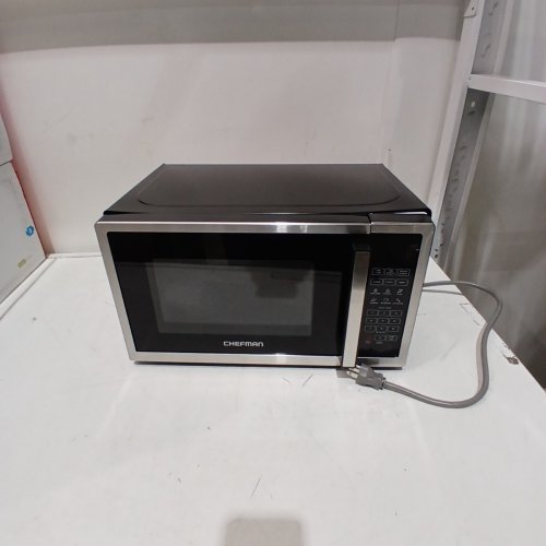 CHEFMAN 10 POWER LEVELS ECO MODE CHILD SAFETY LOCK COUNTERTOP MICROWAVE - 0.7 CU.FT - STAINLESS STEEL (MODEL: RJ55-SS-7-CK-CA) image 3