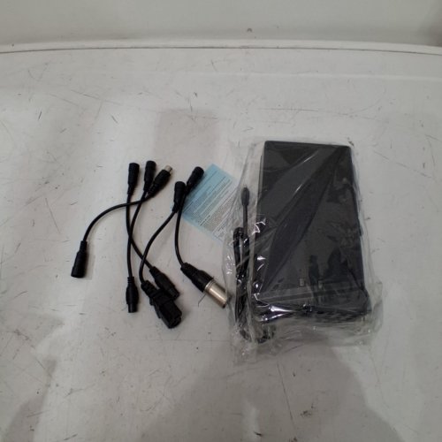 TNVODEJO LI ION BATTERY CHARGER MULTIPLE PLUGS - 67.2V - 5A - BLACK (MODEL: LI16S50A(B)) image 3