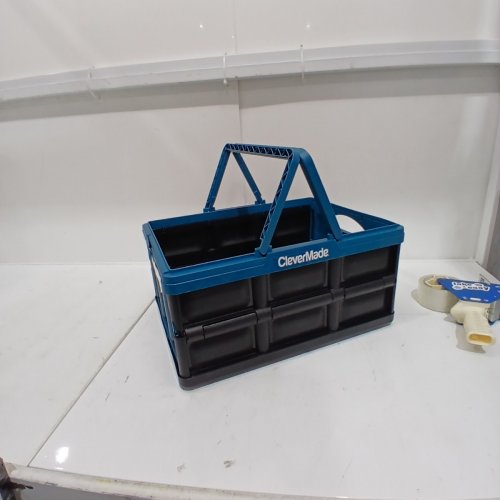 CLEVERMADE COLLAPSIBLE BASKET - 32 L - BLACK BLUE image 5