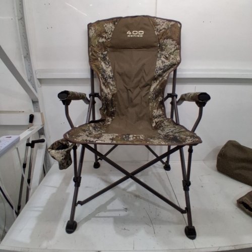 CABELA'S 400 SERIES HUNTING CHAIR - 400LB MAX - TRUETIMBER STRATA (MODEL: 4100829/CAB-400-FHC) image 2
