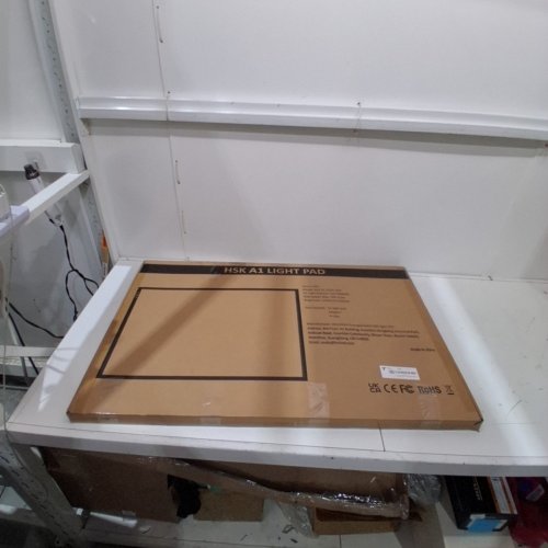 HSK A1 ALUMINIUM FRAME SUPER THIN TOUCH LOCK/UNLOCK DIMMER BUTTON BRIGHT LED LIGHT PAD - 24" X 34' - 21W - 2200LM - BLACK (MODEL: HSK A1 LIGHT PAD) image 4