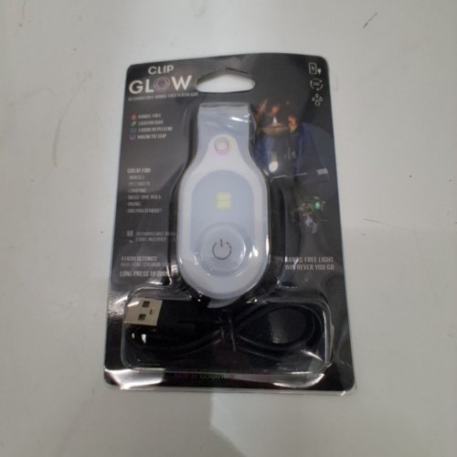 CLIPGLOW RECHARGEABLE HANDSFREE MAGNETIC FLASHLIGHT - WHITE image 2