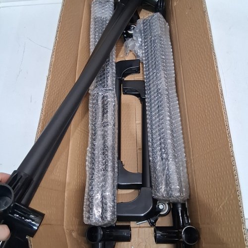 ANYCOSY ROLLING TIRE RACK FOR 4 TIRE STORAGE - 22.5" X 14.5" X 45" - BLACK image 3
