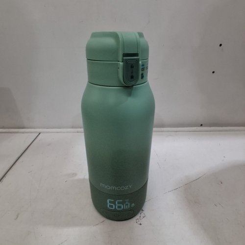 MOMCOZY PORTABLE BEVERAGE WARMER WITH DUAL HEATING MODES FOR BREAST MILK & WATER - 17OZ CAPACITY - PALE GREEN (MODEL: MW05) image 3
