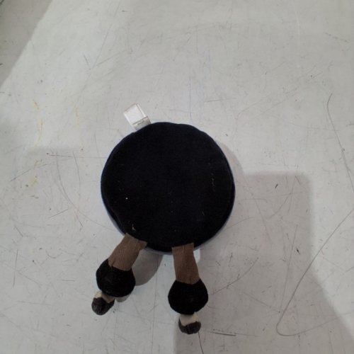 JELLYCAT AMUSEABLES SPORTS ICE HOCKEY PUCK PLUSH TOY - 4" - BLACK/GREY (MODEL: AS2HP) image 3