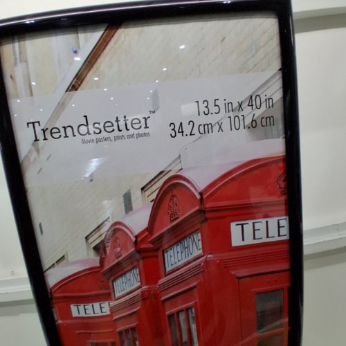 TRENDSETTER PICTURE FRAME - 13.5" X 40" - BLACK image 3