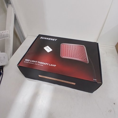 SUNKENET RED LIGHT THERAPY LAMP WITH STABLE STAND, 660NM AND 850NM INFRARED PANNEL - 11" X 8.7"X 50" - BLACK image 3