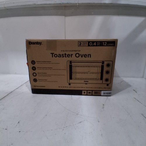DANBY 4-SLICE COUNTERTOP TOASTER OVEN - 0.4 CUFT - STAINLESS STEEL (MODEL: DBTO0412BBSS) image 7
