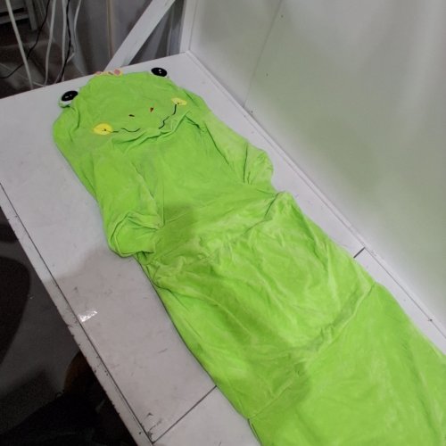 TODDLER FOLDABLE SOFA CHAIR BED - PRINCESS FROG - GREEN image 2