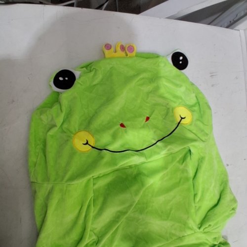 TODDLER FOLDABLE SOFA CHAIR BED - PRINCESS FROG - GREEN image 4